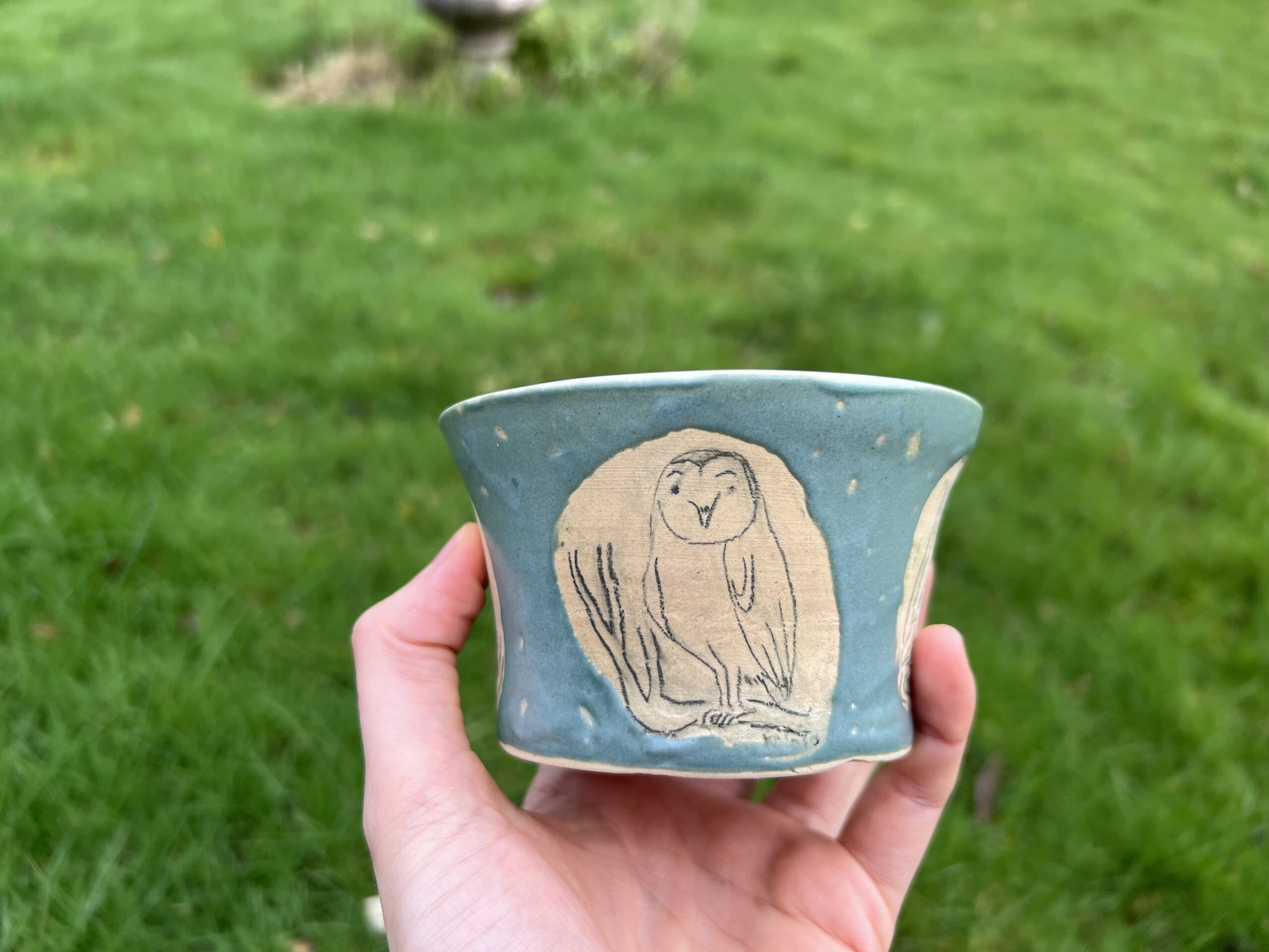 Limited edition handmade ceramic Owl trinket dish (UK ONLY) - please read the description