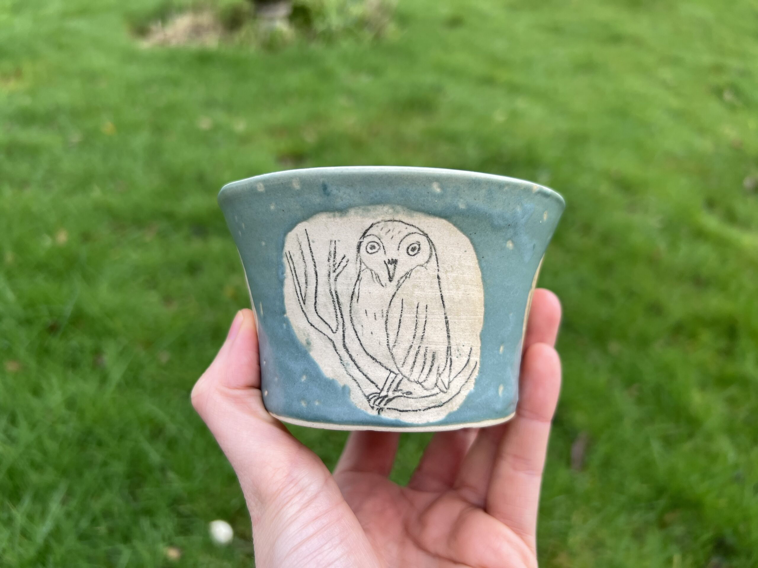 Limited edition handmade ceramic Owl trinket dish (UK ONLY) - please read the description