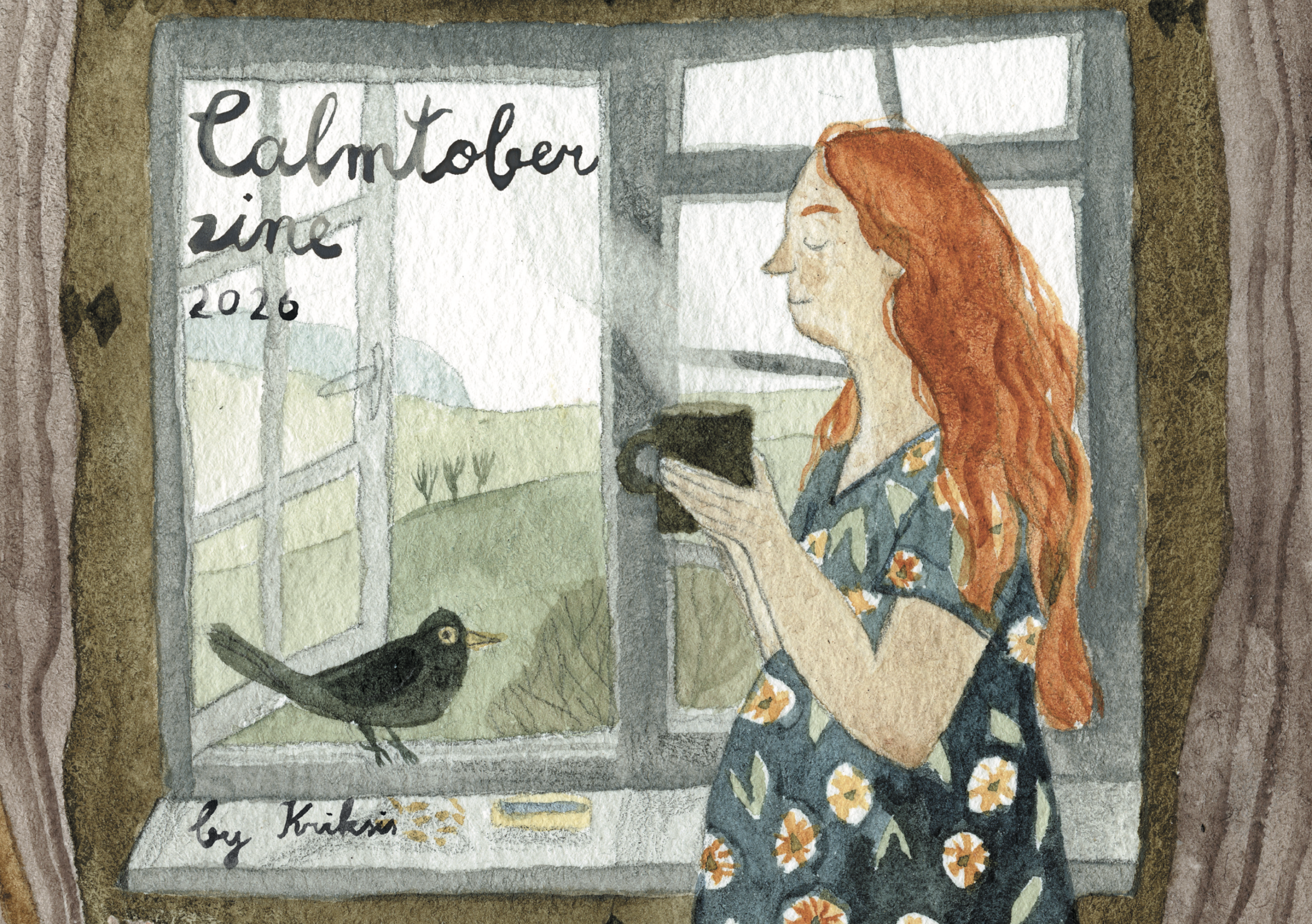 PRE-ORDER A5 Calmtober zine. (2026 edition)